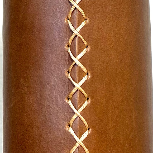 Leather Bottle Holder Tote - Picture 10 of 10